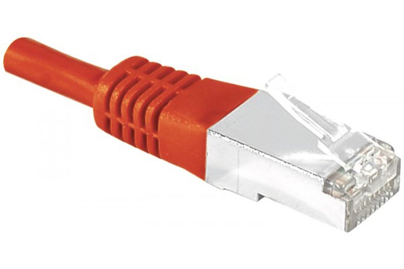 CONECTICPLUS Câble rj45 cat6 0.50m surblindé rouge - 3