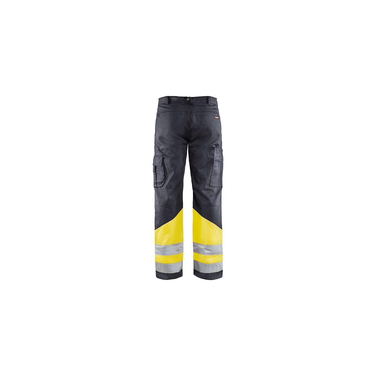 Pantalon artisan haute visibilité Gris moyen/Jaune fluo - Blaklader - Taille 58 - 2