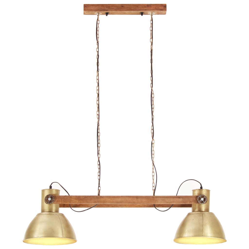 vidaXL Lampe suspendue industrielle 25 W Laiton 109 cm E27 - 4