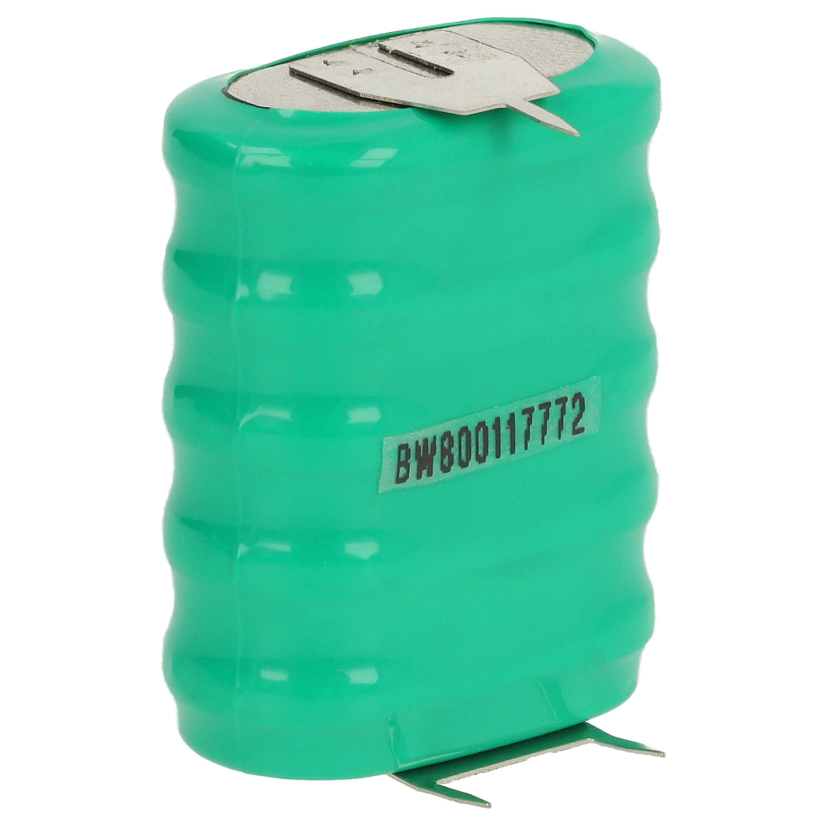 vhbw NiMH pile bouton de remplacement pour type 5/V150H 3 épingles 150mAh 6V convient pour les batteries de modélisme etc. - 2