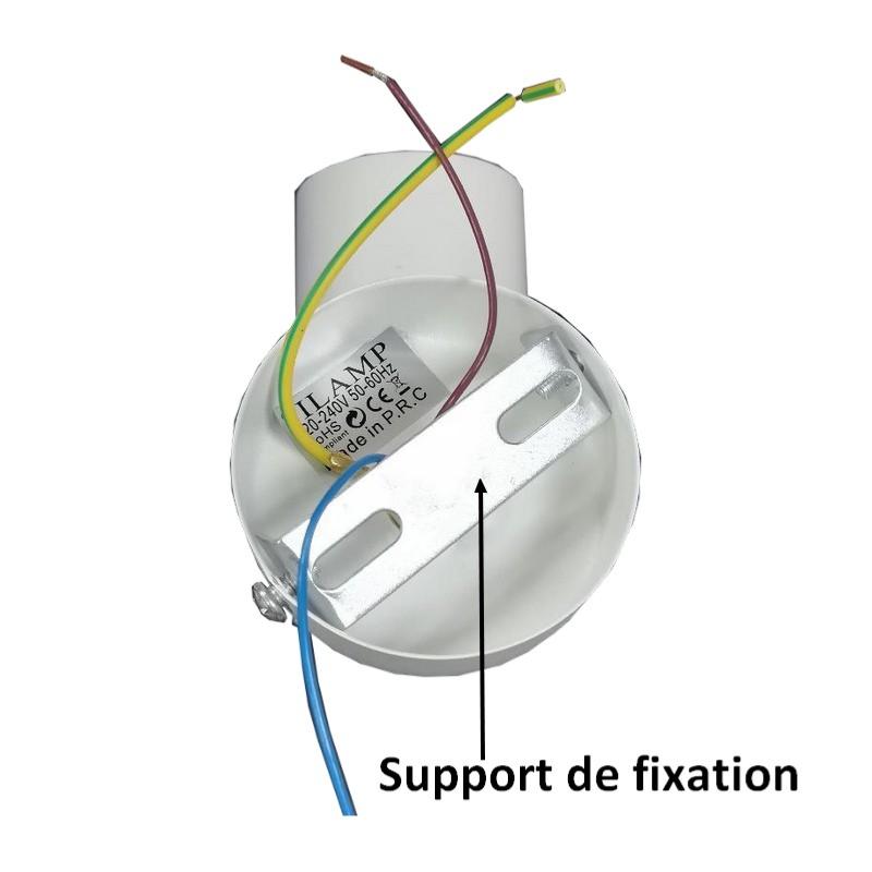 Spot LED en saillie 80° BLANC pour ampoule GU10 - SILAMP - 4