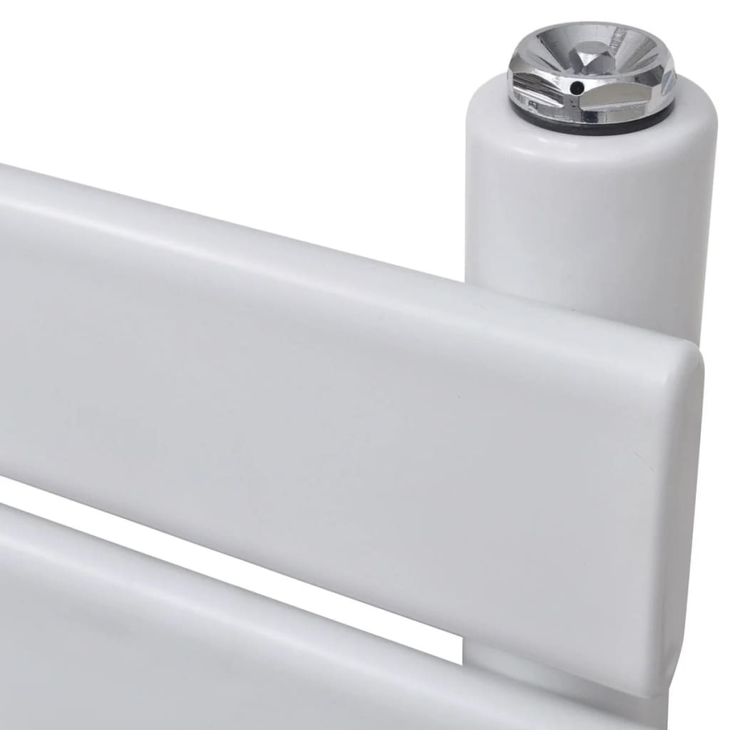 Radiateur Sèche-Serviettes Vertical Blanc 600x1200 mm – 11 Barres Acier, Haute Puissance Calorifique, Fixation Murale - 4