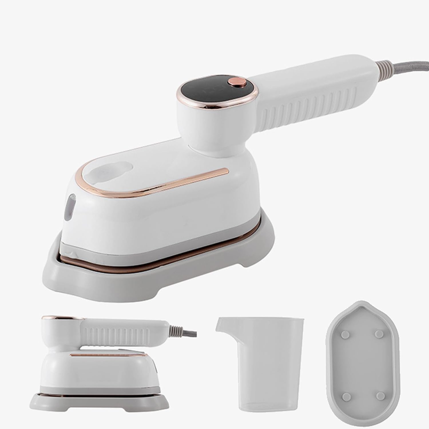 Défroisseur Vapeur Portatif Pliable - Fer à Vapeur Main Avec Poignée Rotative 180° Pour Voyage