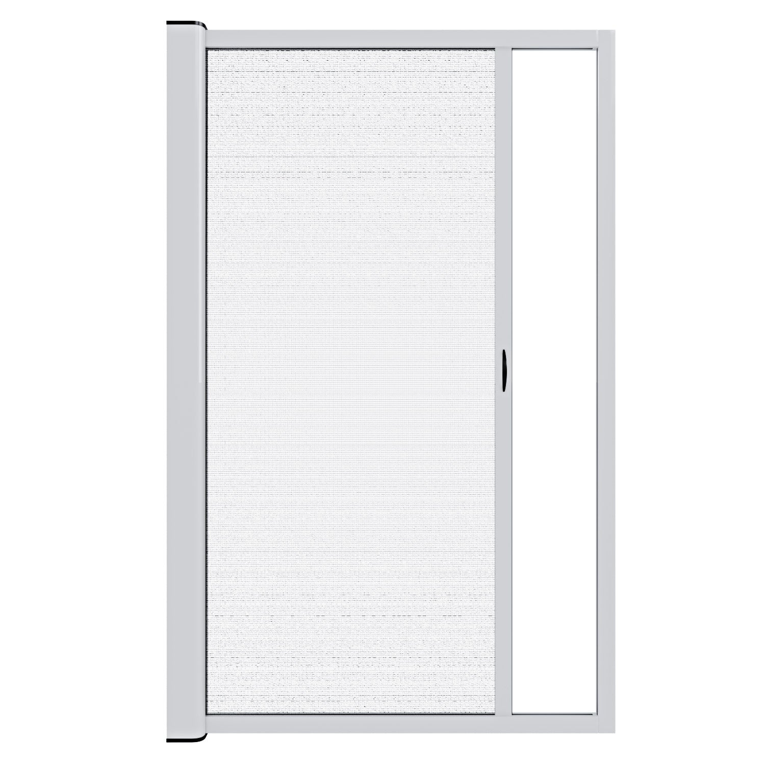 Zanzariera Universale Scorrimento Orizzontale A Rullo Avvolgibile Profilo Riducibile Regolabile Telaio In Alluminio bianco 120 x 250 cm - 6