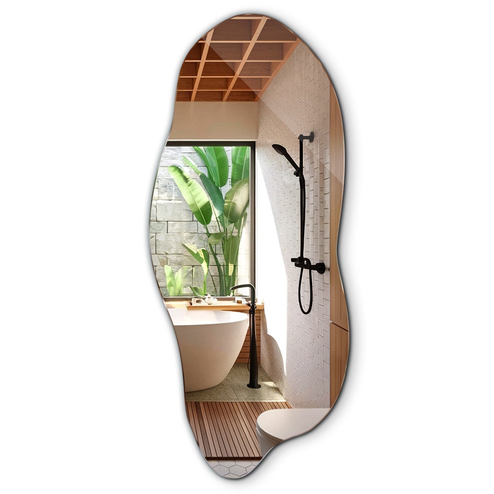 Specchio Irregolare con Forma Organica, Design Originale e