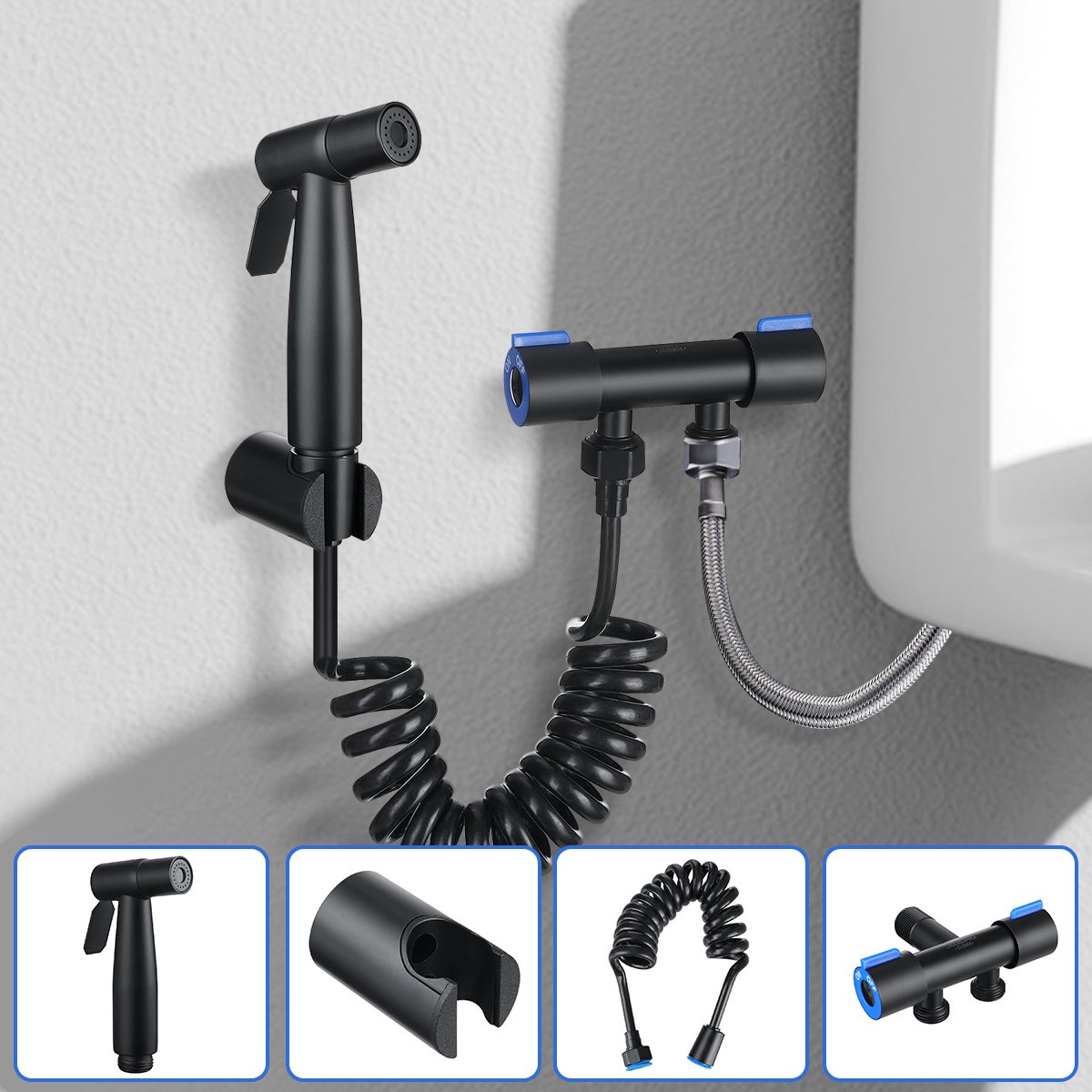 Doccetta Anale Soffione Doccia Bidet A Mano In Acciaio Inossidabile - 2 Modalit&agrave; Di Getto Per Igiene Perfetta Doccino Bidet