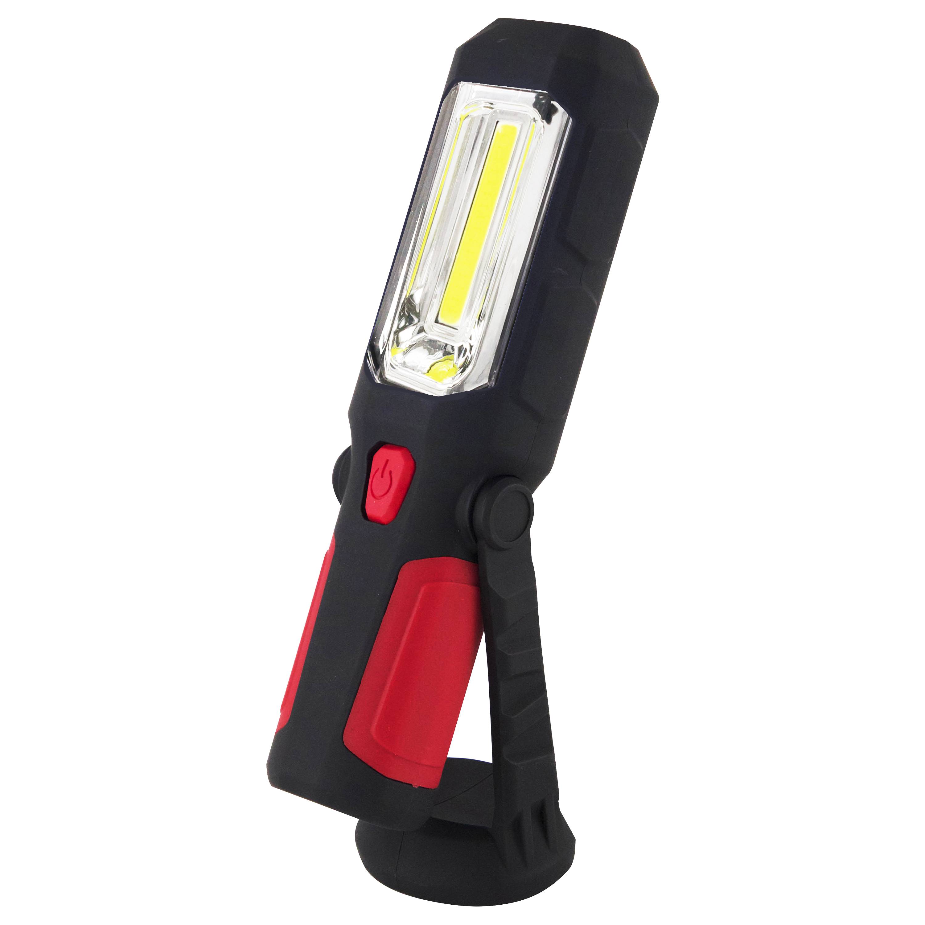 Lampe de travail COB LED 3W avec aimant + crochet. 200 Lumen - 6