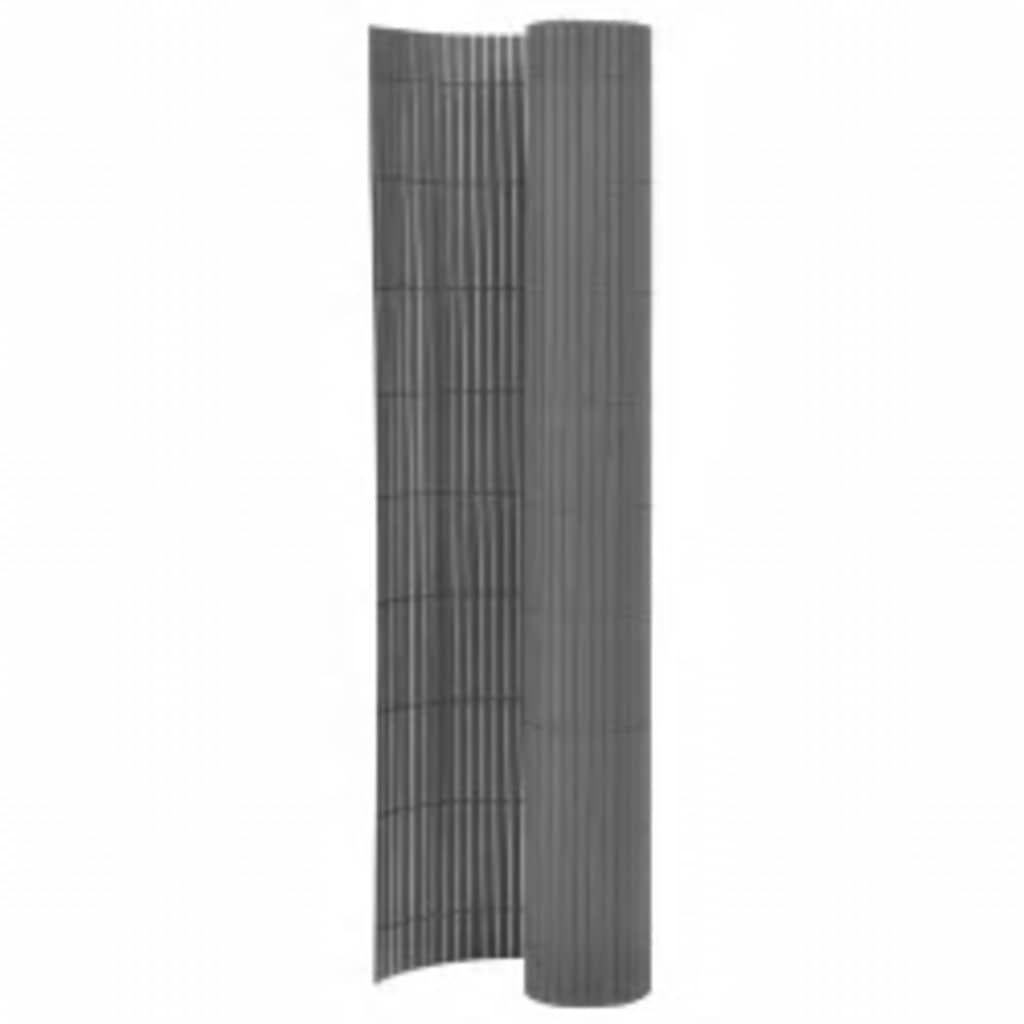 Ogrodzenie dwustronne, 110 x 400 cm, szare vidaXL