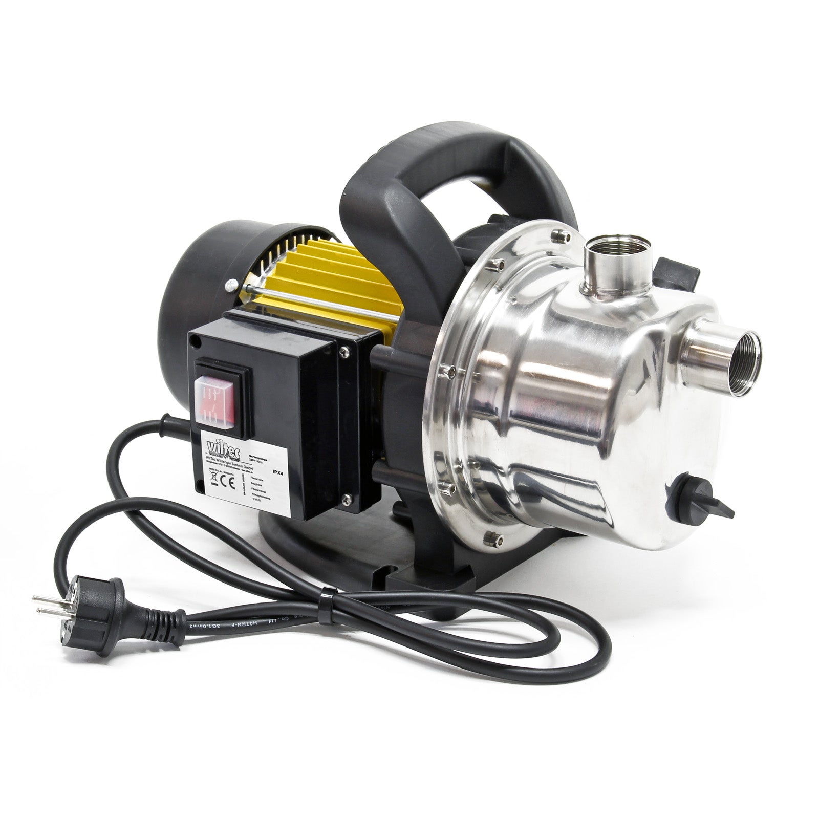 VONROC Hydrofoorpomp/Automatische pomp - 1000W – 3500l/h – Met drukschakelaar - droogloopbeveiliging - Voor besproeien en huishoudwater