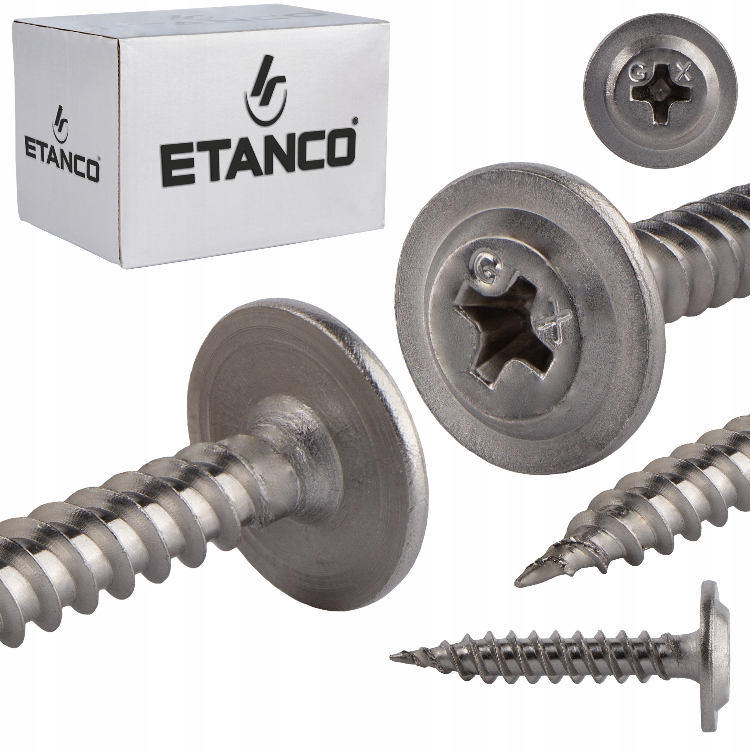 Łączniki montażowe Etanco GMZ-S 4,2x25 mm stal nierdzewna 500szt