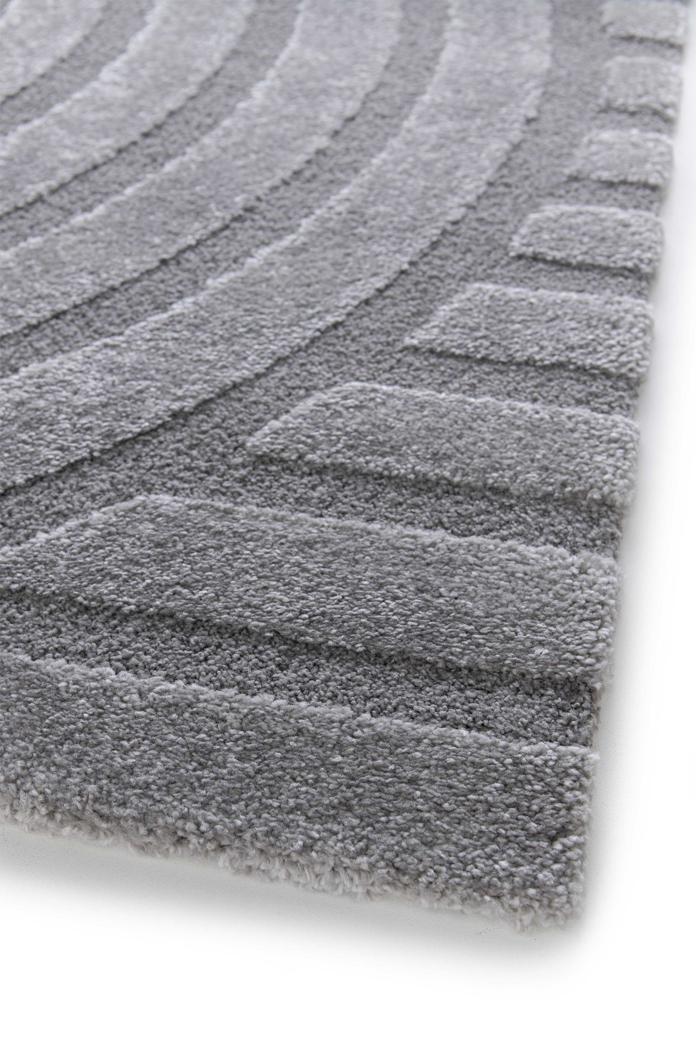 Tappeto interno grigio rettangolare 80 x 150 cm SNOWY scandinavo - ATTICGO - 4