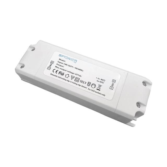 Driver Dimmable LED 25W - 600mA - 30-42Vdc - IP20 - Optonica