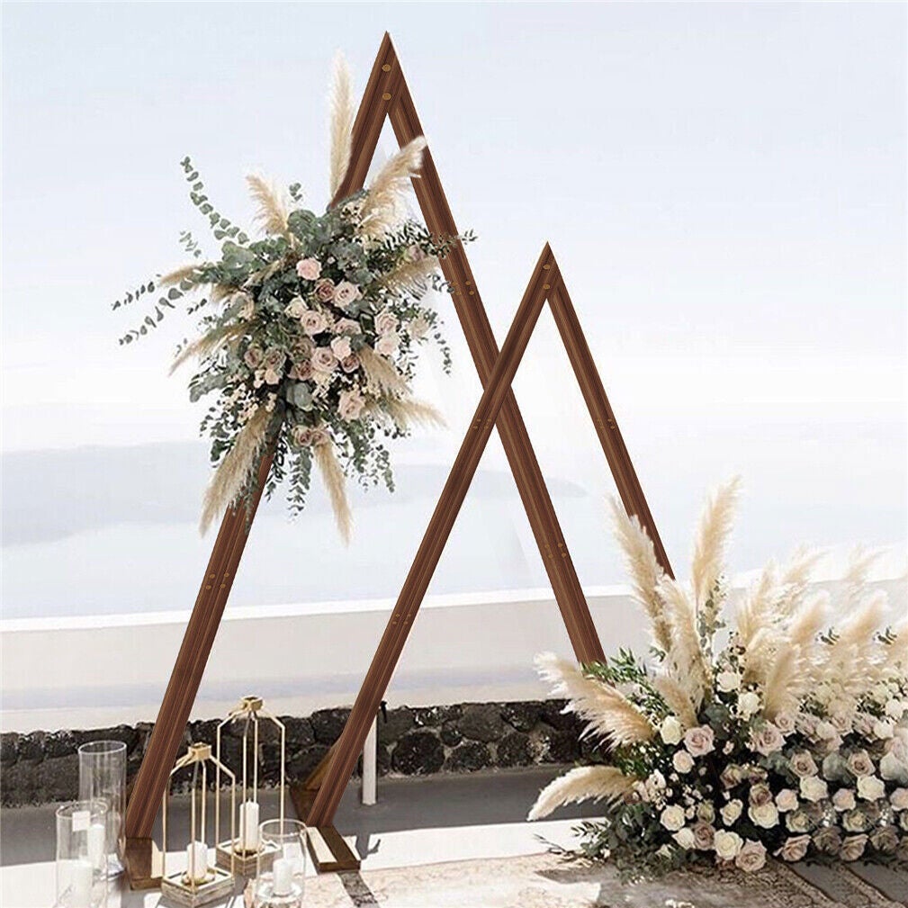 Arche Mariage Bois Champetre Triangle Décoration Ceremonie Laique mariage - 6