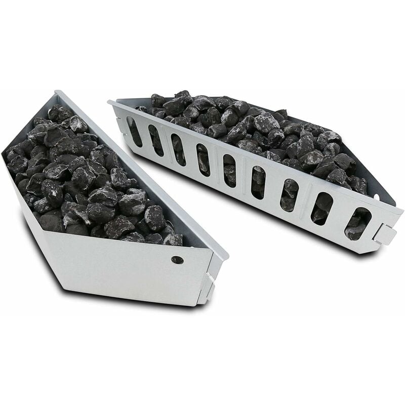 Zestaw 2 koszy na węgiel drzewny do Weber 7403, One Touch, Master Touch i wszystkich innych grillów o średnicy 47, 57 i 67 cm