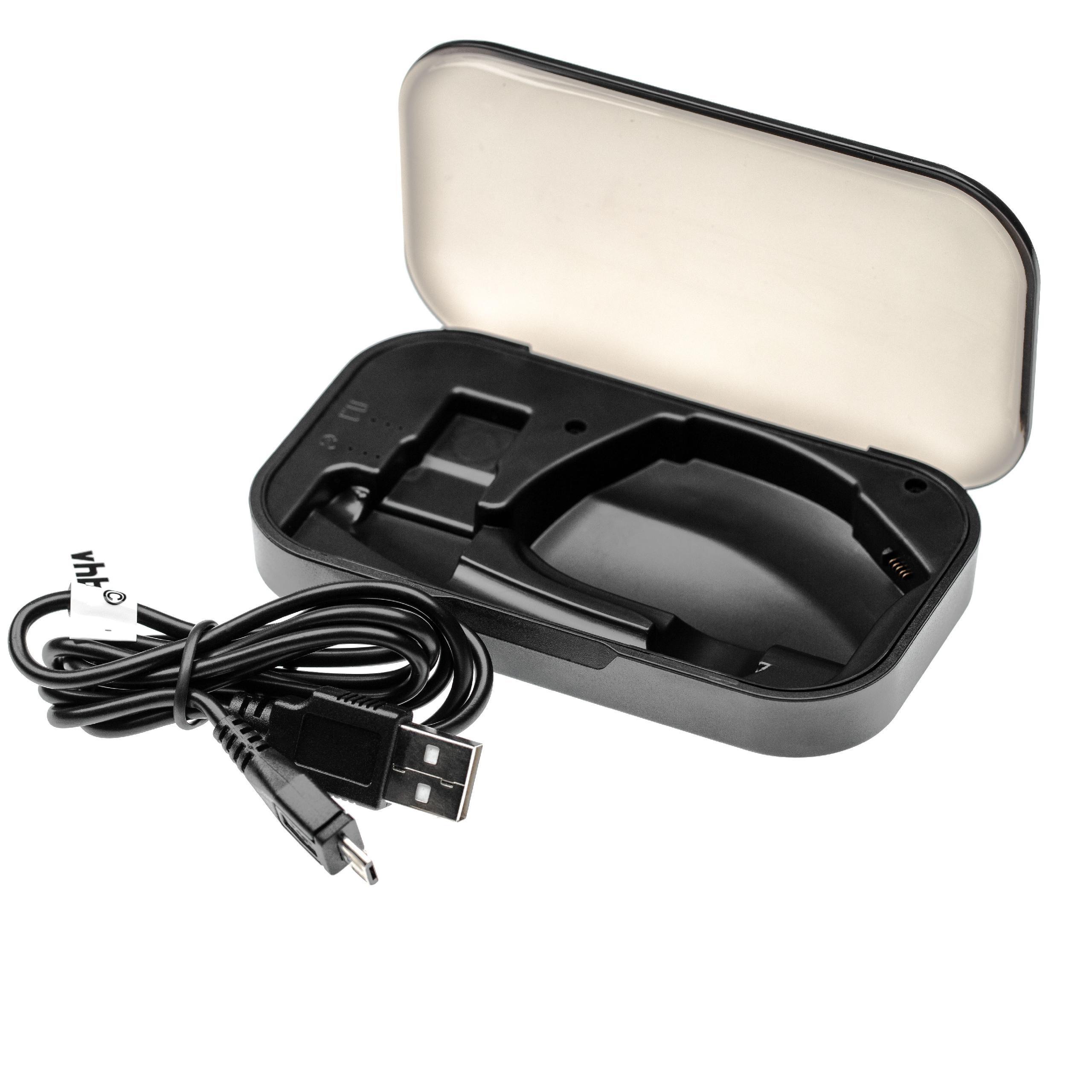 Oreillette Vhbw Compatible Alan Midland G9, G8, Etc. - Câble Acoustique Transparent, Touche D'appel, Confortable