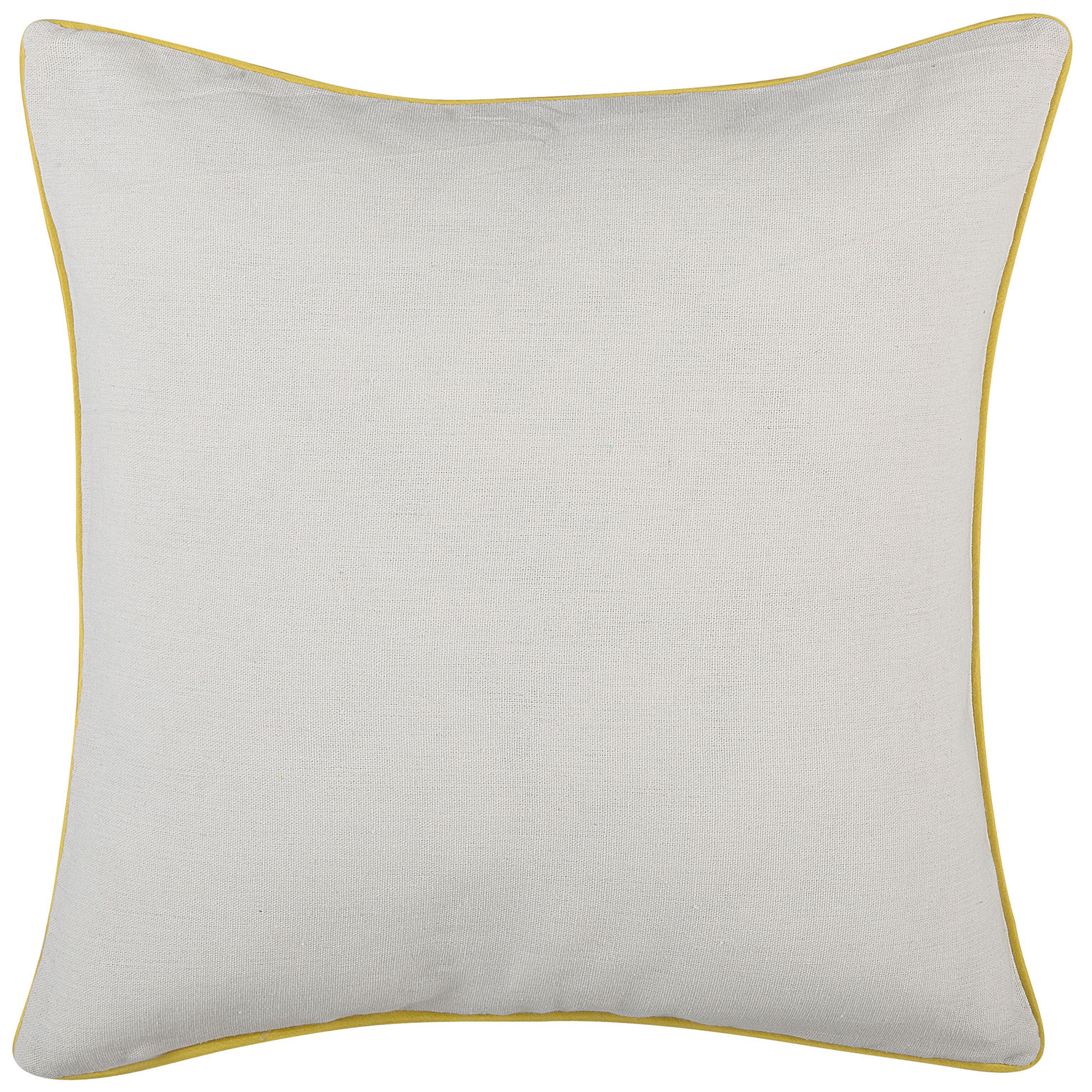 Set di 2 cuscini CANDYTUFT 45 x 45 cm Giallo Trama di piante - 6