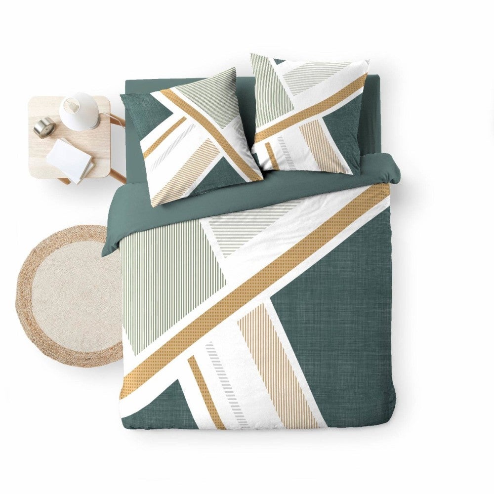 Housse de couette 240x220 + 2 taies ZEPHYR 100% coton - 4