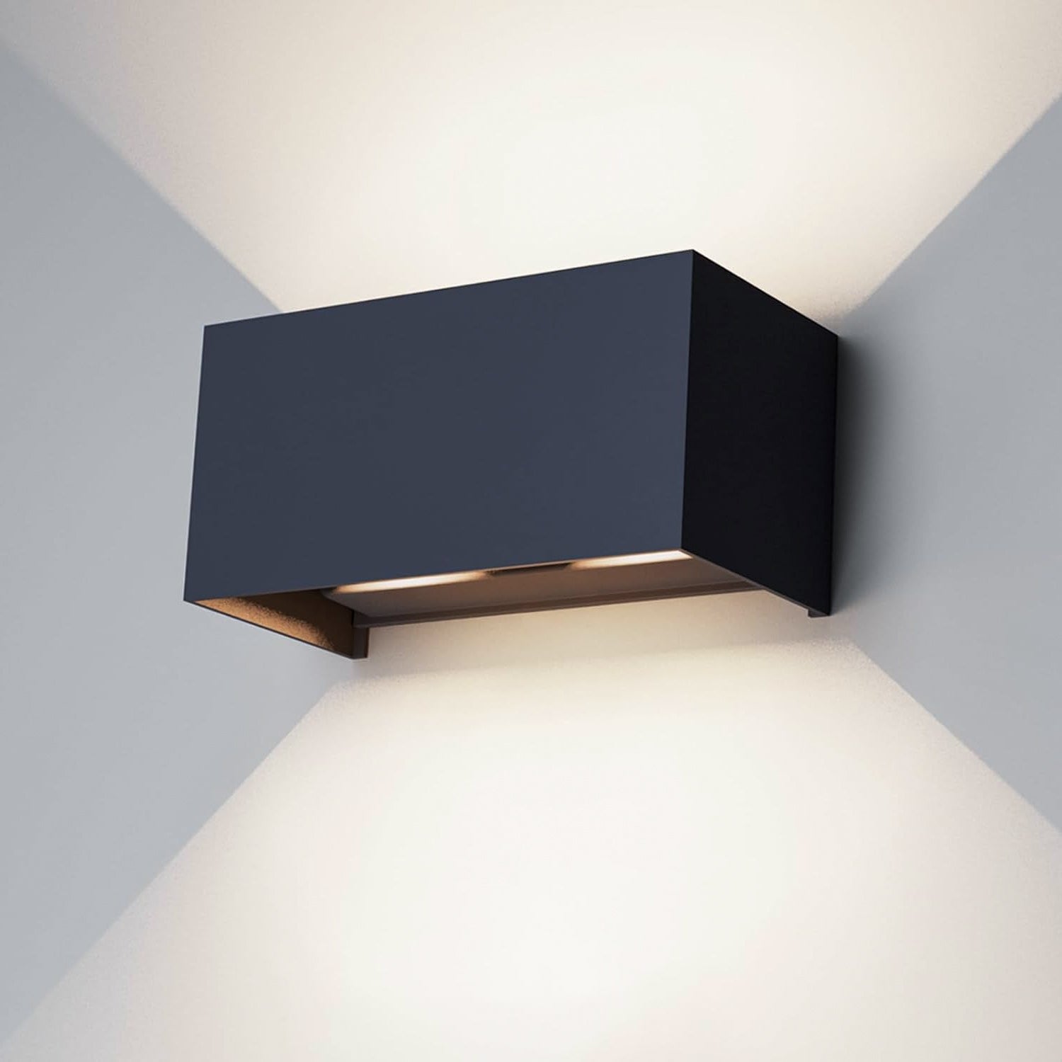 Kinkiet LED 24 W, lampa ścienna do użytku zewnętrznego/wewnętrznego, regulowana wiązka światła, wodoodporność IP65, światło białe 4500 K