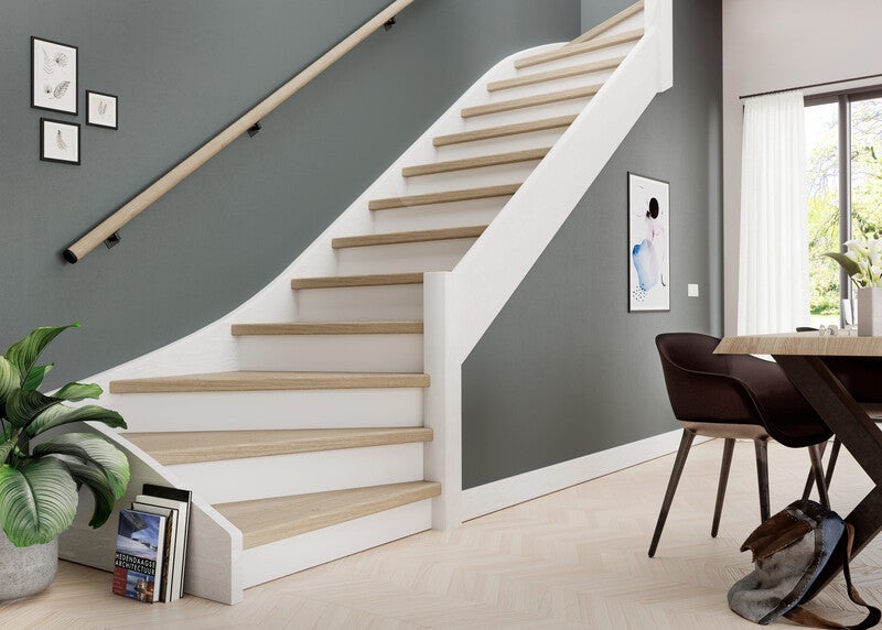 Pedata scala Bianco 130 x 20 cm - Al Pezzo - 3