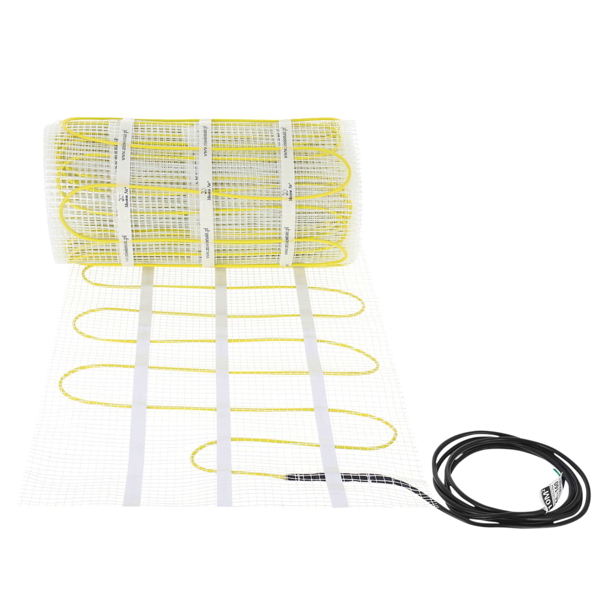 Zestaw mat grzewczych pod płytki MA-160 9m² + Leo Czarny