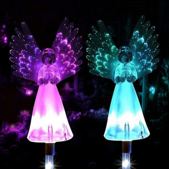 Luci solari da giardino per esterni, 2 pezzi, 120 LED, luci solari per Luci solari da giardino per esterni, 2 pezzi, 120 LED, luci solari per