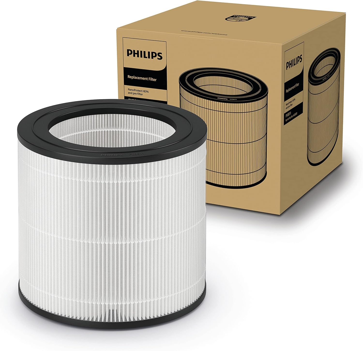 Pour purificateurs d'air Philips AC0650 et AC0651/10, filtre