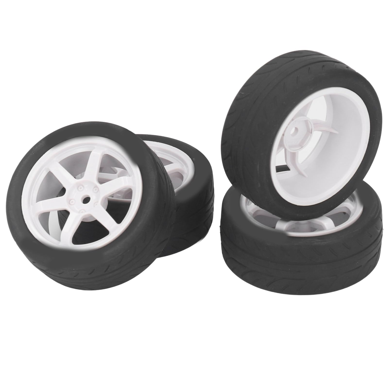 GOTOTOP Pneus de voitures de modèle 2pcs Pneu Arrière RC en Caoutchouc