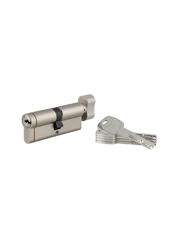 Cylindre de serrure a bouton Transit 1 40x40mm THIRARD