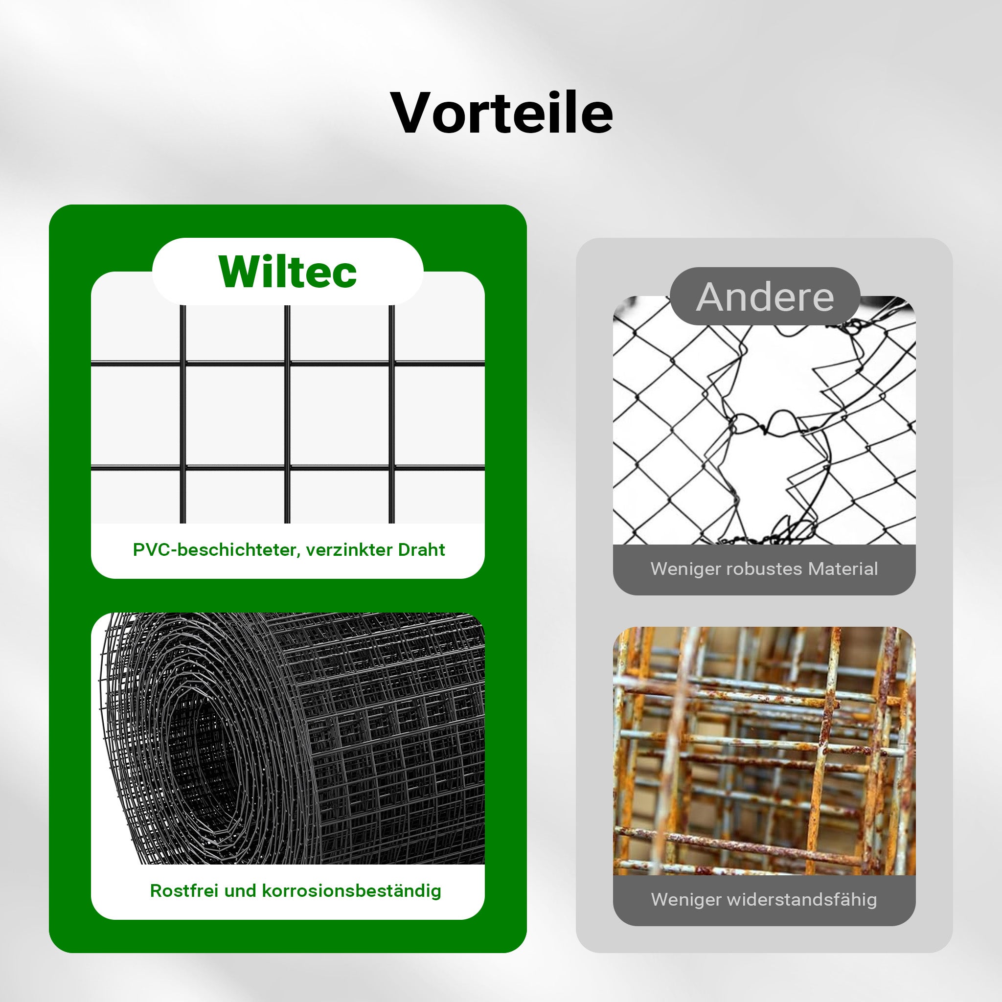 Rete per voliere metallica quadrata in acciaio zincato 25x25mm 100cmx5m nero - 4