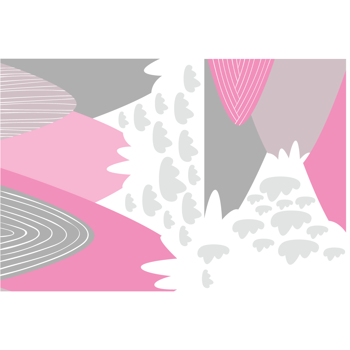 Adesivo bambino di montagna scandinavo elika - Sticker adesivo - adesivi murali - 50x75cm - 2