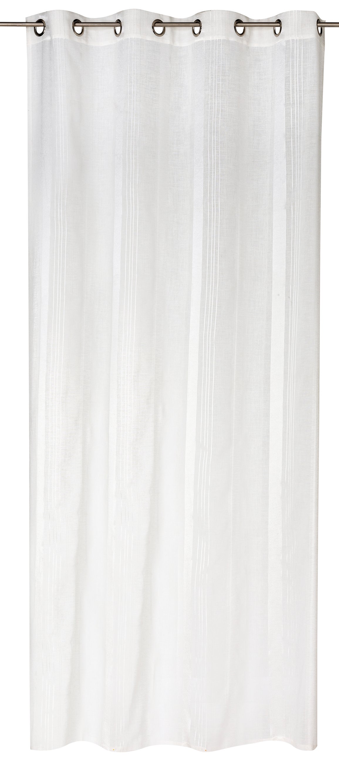 Elbersdrucke Rideau Bistrot 1129 Blanc Semi-Transparent 60 X 160 Cm Rideau Court Pour Salon