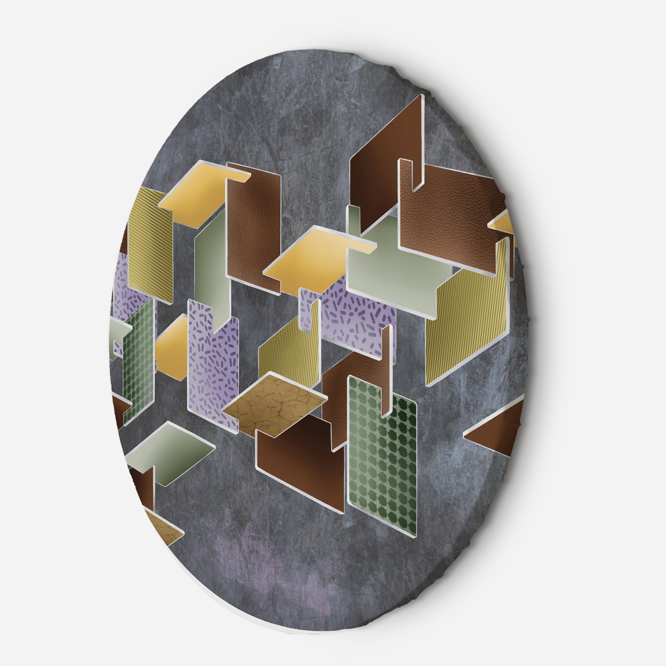 Okrągly obraz, Puzzle 3D 60x60