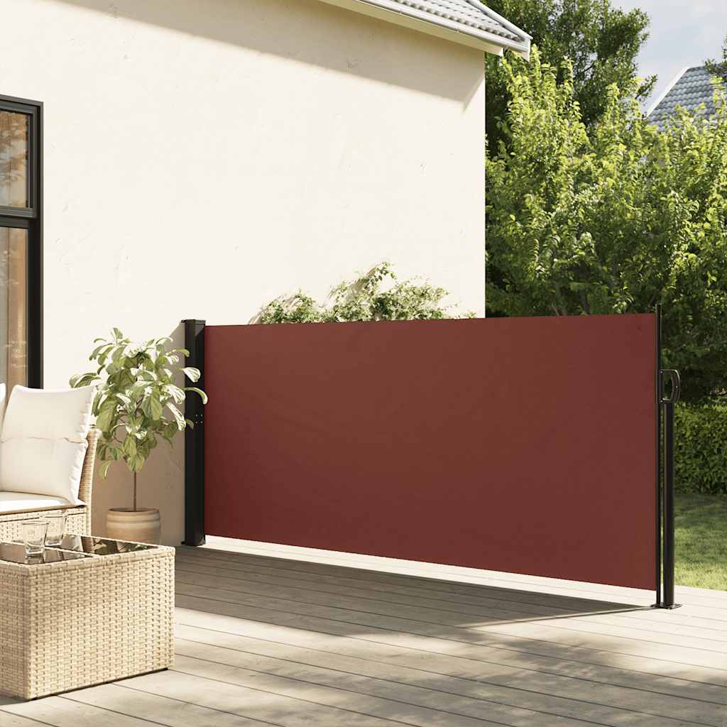 Auvent Latéral Rétractable Anthracite – 117x300 Cm, Polyester Enduit PU – Pour Terrasse, Balcon, Brise-vue - 3