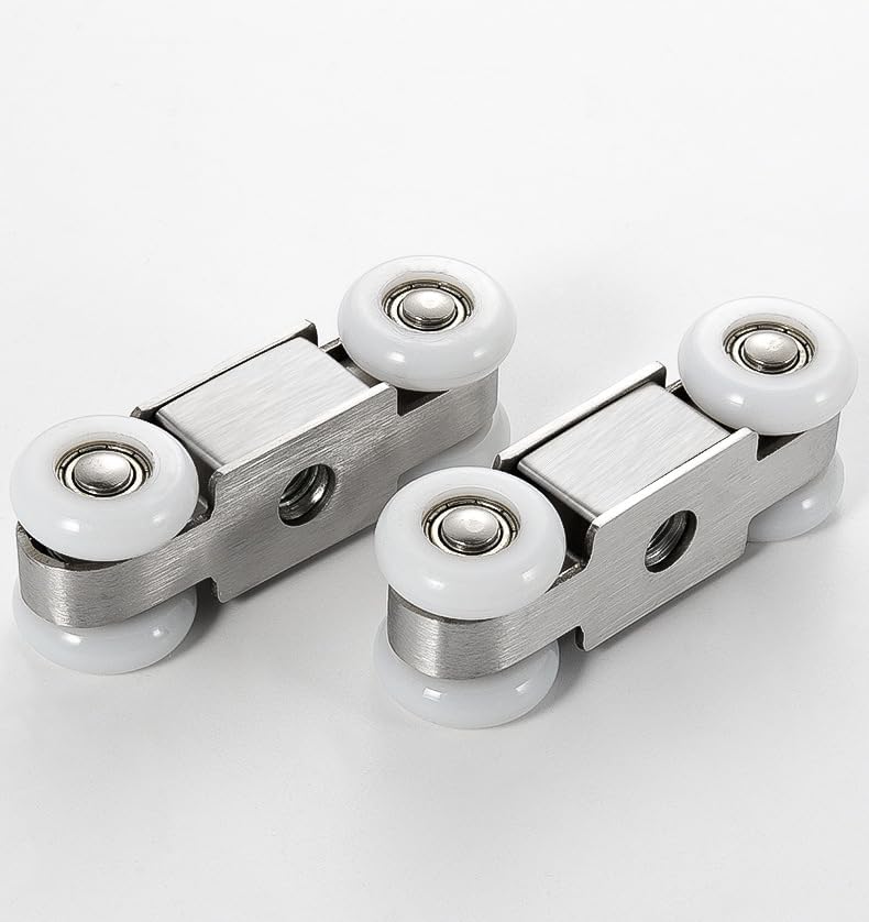 Lot de 2 roulettes de rechange pour porte de douche 23 mm de diamètre - 2