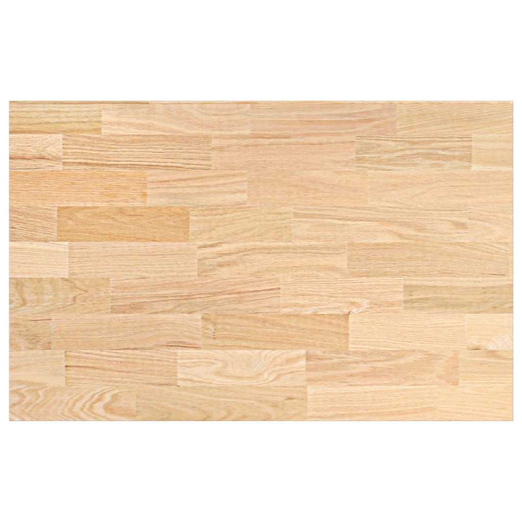 Plan de travail de cuisine bois de chêne massif rectangulaire - 2