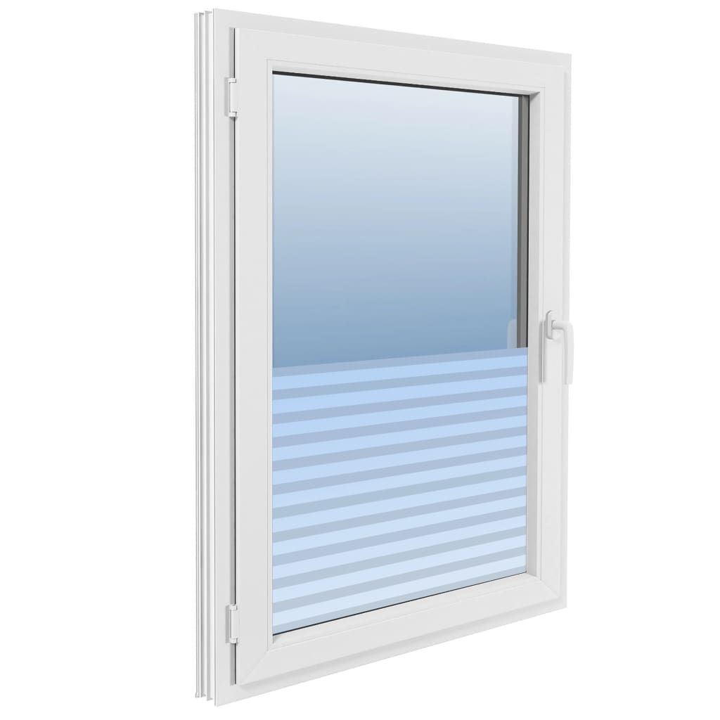 Pellicola per Finestra Design Smerigliato Strisce 0,9x5 m PVC vidaXL ...