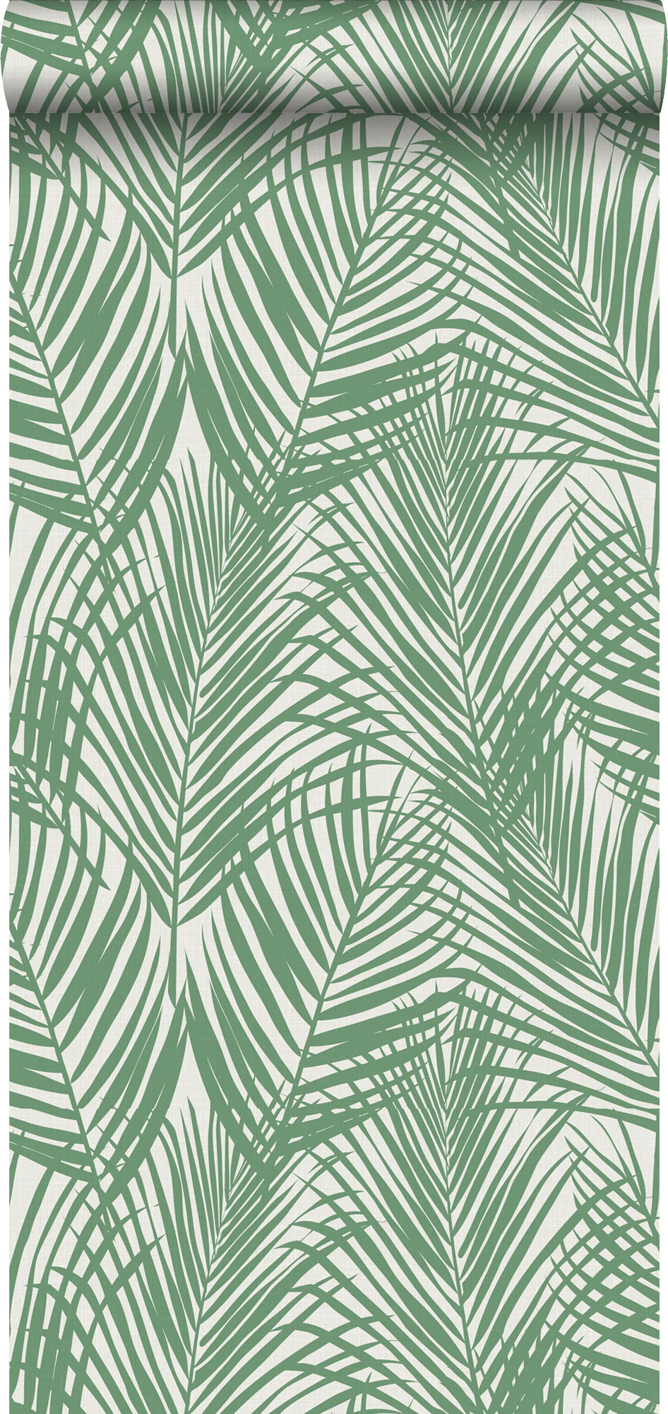 Papel pintado hojas tropicales verde - 53 cm x 10.05 m - walls4you