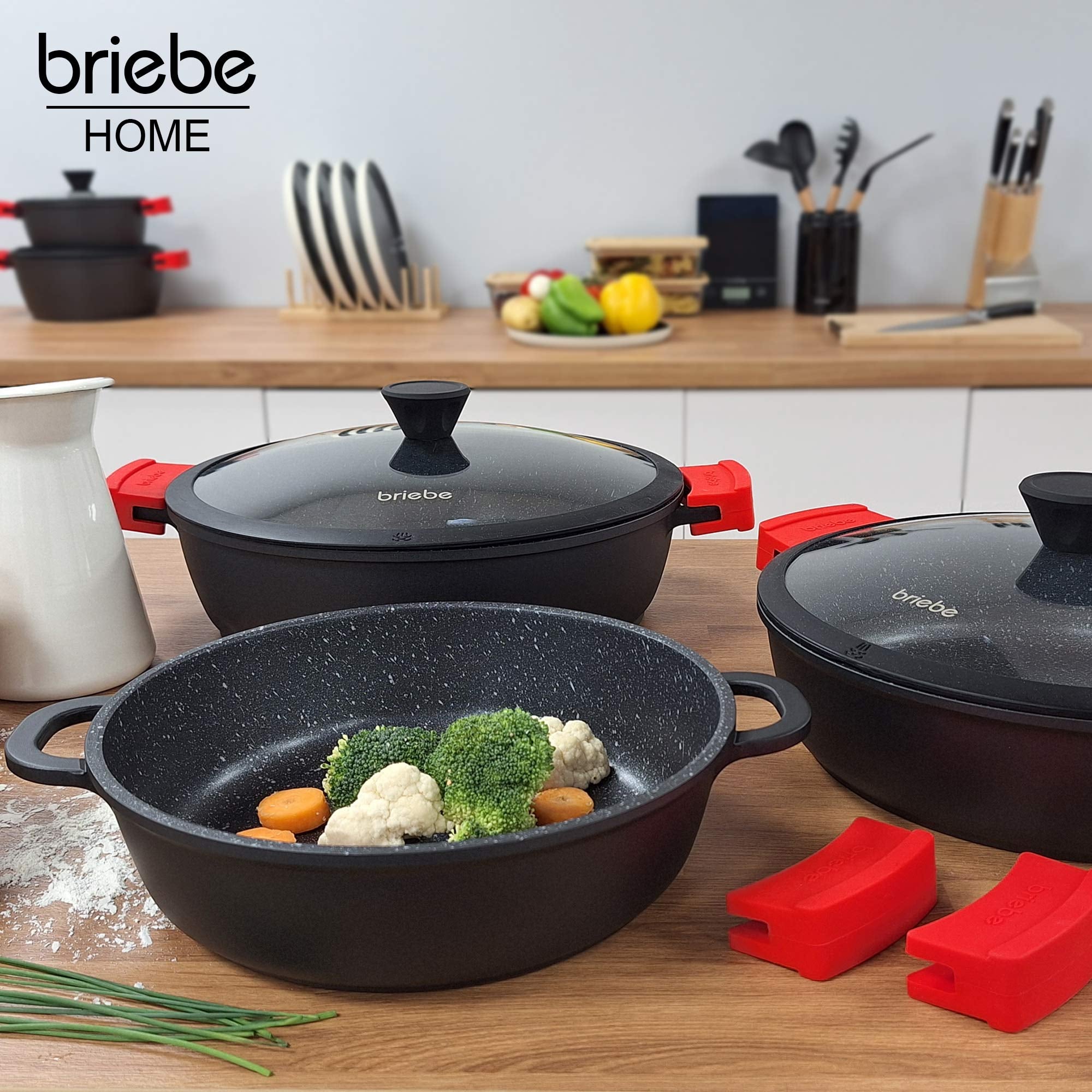 Braadpan / Bakpan Demeyere Alu Pro 5 Duraslide 24 cm anti-aanbak - Van Hoyweghen-De Ridder