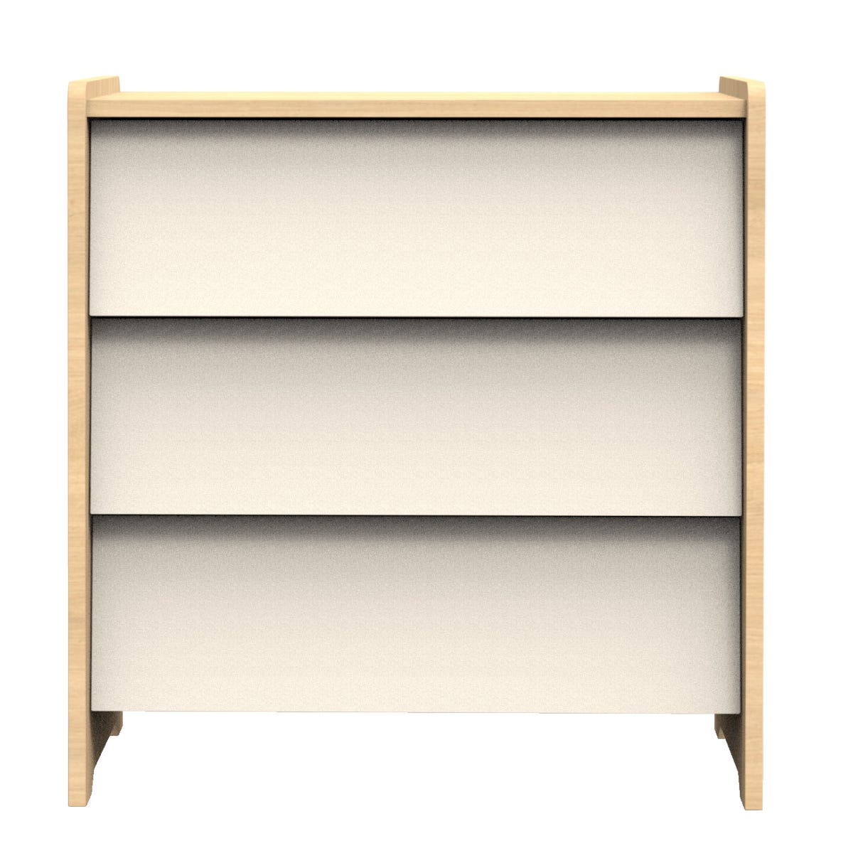 Chiffonnier 5 tiroirs façades en rotin naturel - H100 cm Miya | Maisons Chiffonnier 5 tiroirs façades en rotin naturel - H100 cm Miya | Maisons