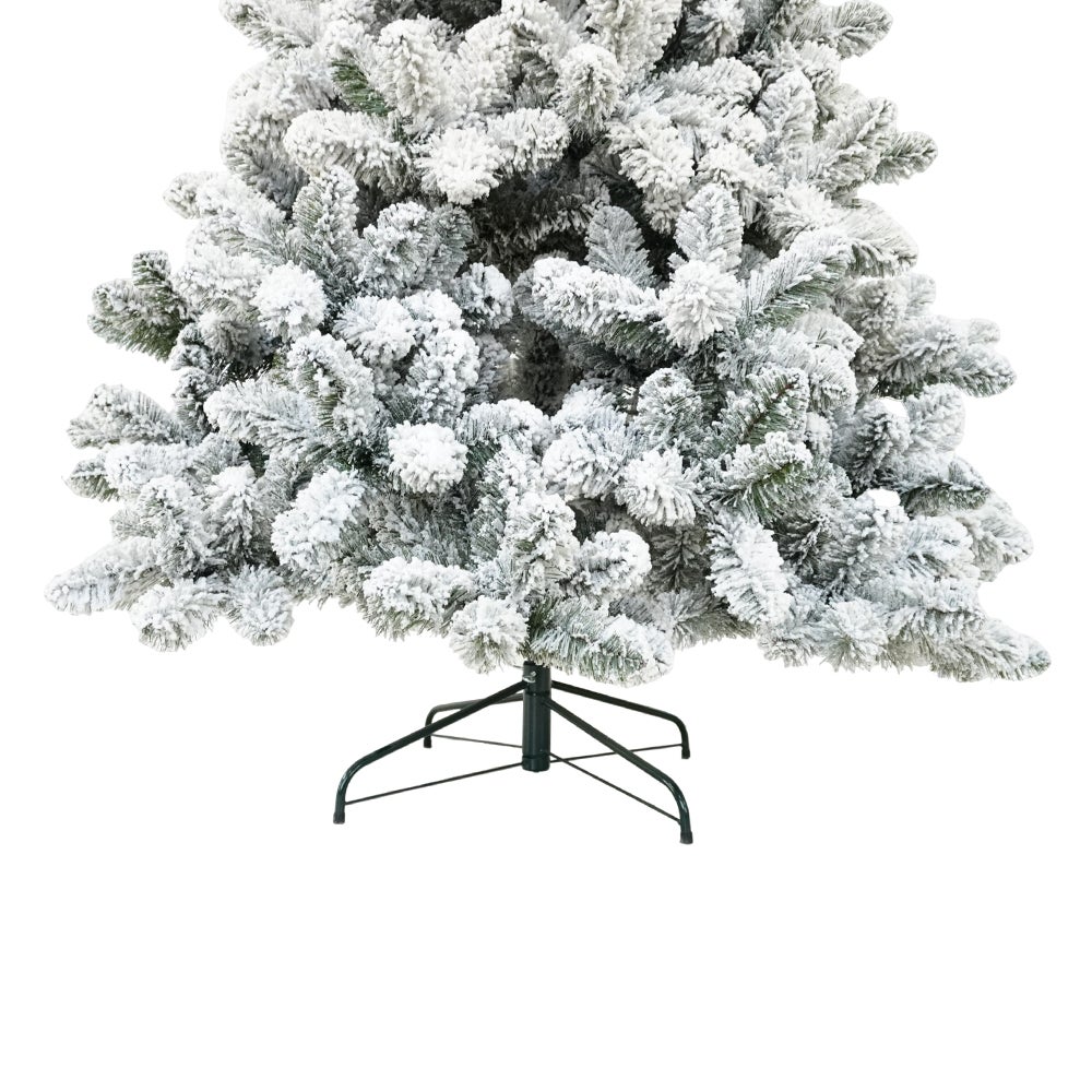 Albero di natale INNEVATO 150/180/210/230/270CM SUPERFOLTO REALISTICO BIANCO 210 CM - 1254 - 4