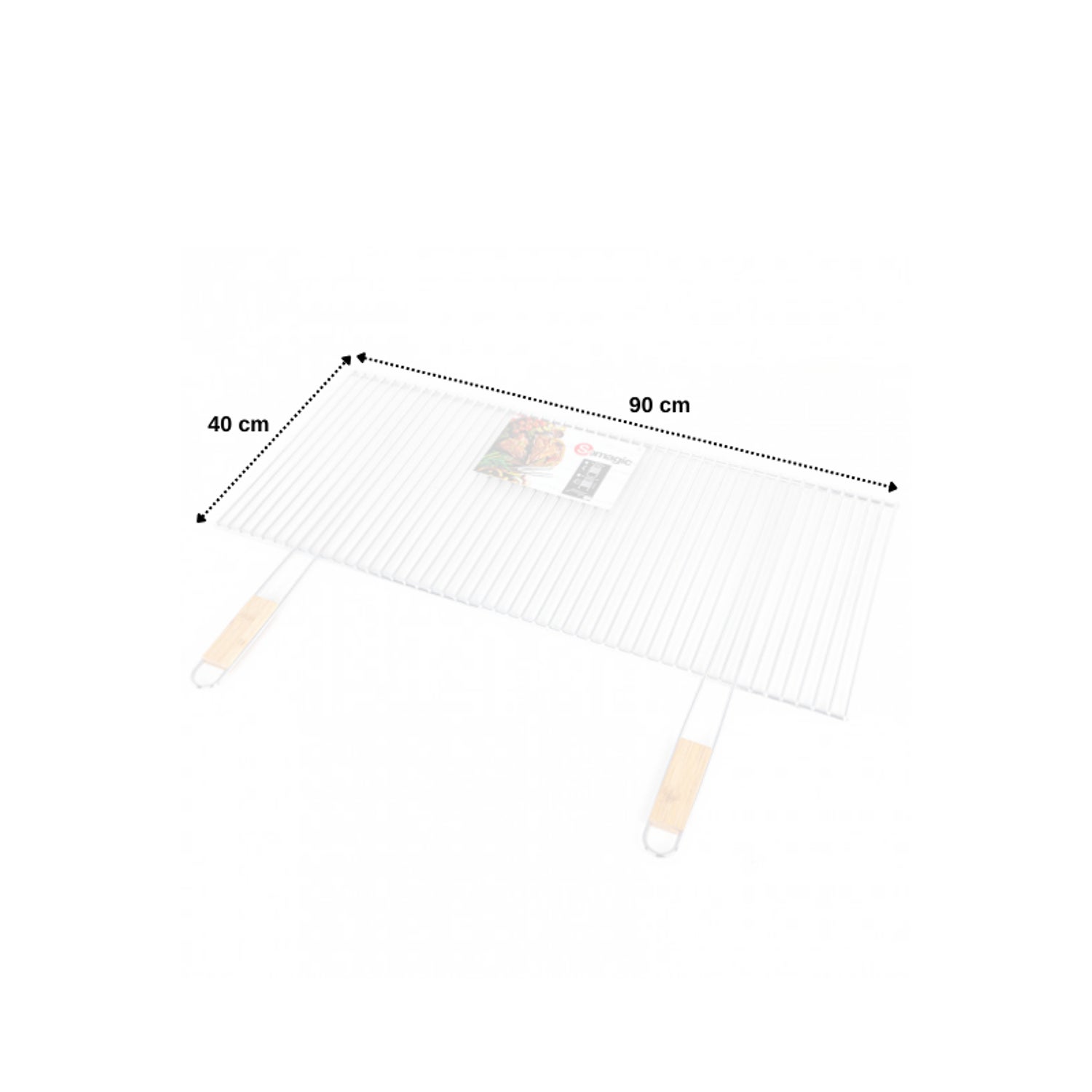 Griglia tagliabile per barbecue 90 x 40 cm - Somagic - 2