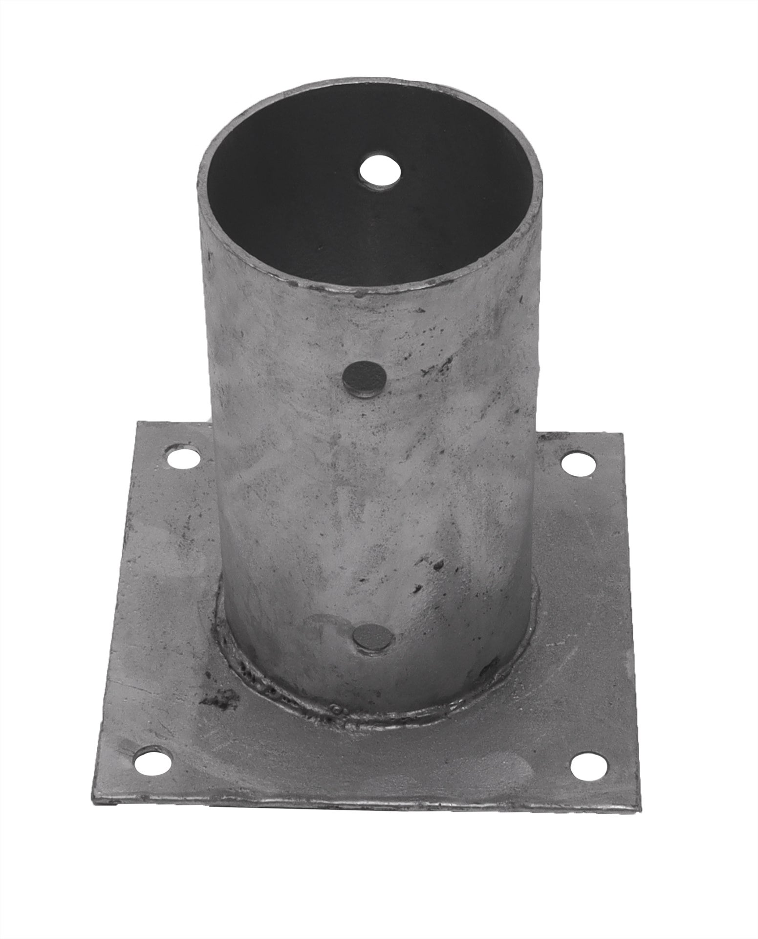 Wovar Support plat pour poteau rond Ø8.1 x 15 cm - Par pièce - 2