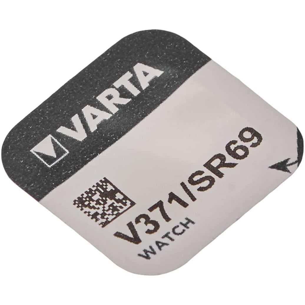 VARTA Blister 1 Pile Oxyde Argent Montres V371 (SR69) SR920SW 1,55 Volt x 2 - 3