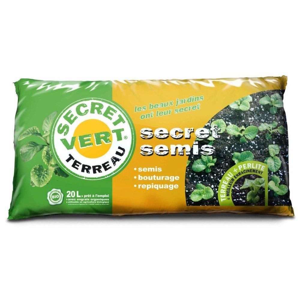 Terreau de semi UAB - Secret Vert - sac de 20L - 4