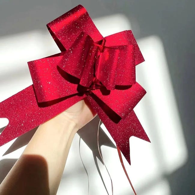 z Coccarde Autotiranti Fiocchi per Regali e Decorazioni 20 Pezzi Argento hmj z Coccarde Autotiranti Fiocchi per Regali e Decorazioni 20 Pezzi Argento hmj