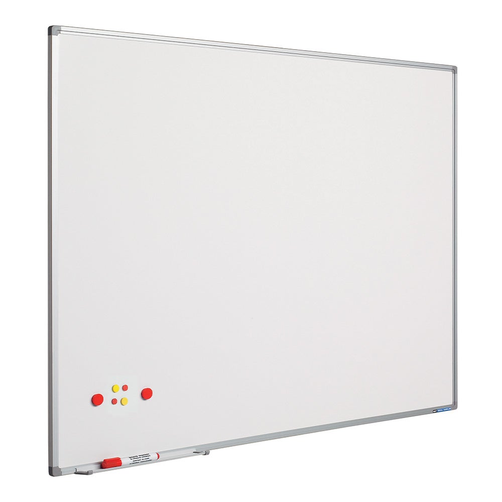 Tableau blanc 100 x 150 cm - Magnétique / Émaillé - 3