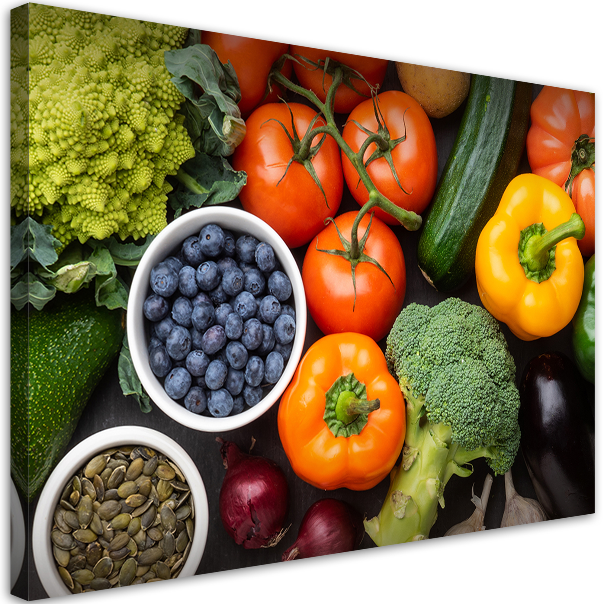 Panneau De Cuisine Sur Verre Tulup - 100x70 Cm - Fruits Et Légumes - Neuf