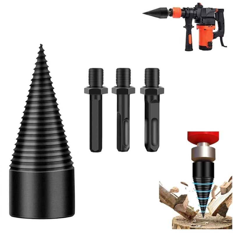 SAFIGLE Foret Fendeur De Bûches Avec Tiges Carrée Et Ronde