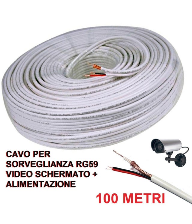 Cavo Videosorveglianza Sonew 5m - Cavo Ethernet E Alimentazione Per Telecamere IP CCTV - Foto 11