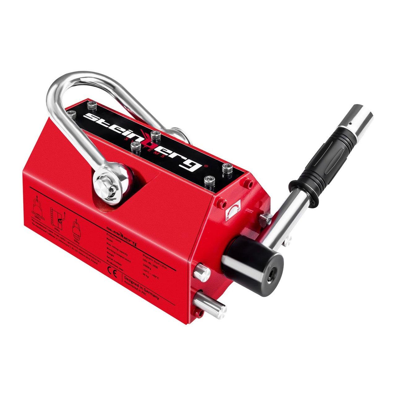 Aimant Levage AOMAG - 100kg Capacité - Levier Magnétique Avec Poignée